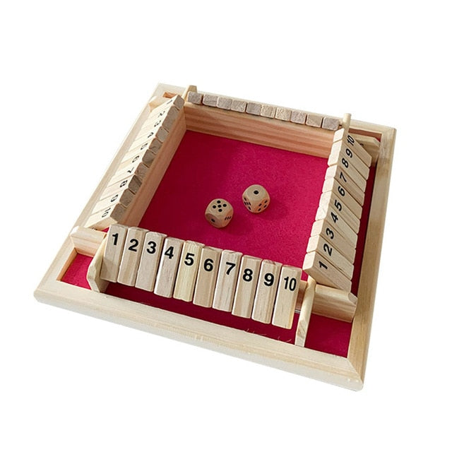 Shut The Box Dice Board Game