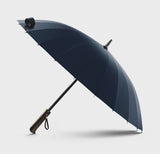 Hot Sale Brand Rain Umbrella Men Quality 24K Strong Windproof Glassfiber Frame Wooden Long Handle Umbrella Women's Parapluie