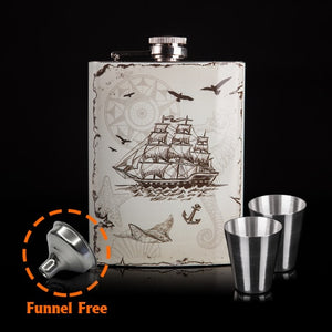 Fashion 8 oz hip stainless steel Flask for Alcohol Bottle