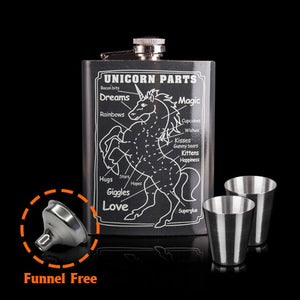 Fashion 8 oz hip stainless steel Flask for Alcohol Bottle