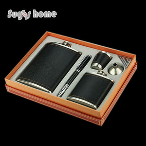 Stainless Steel giftbox Alcohol Bottle