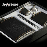 Stainless Steel giftbox Alcohol Bottle