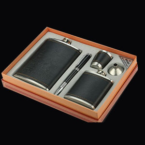 Stainless Steel giftbox Alcohol Bottle