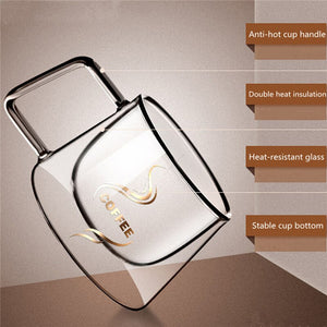 Luxury Double Wall Layer 200ml Glass Coffee