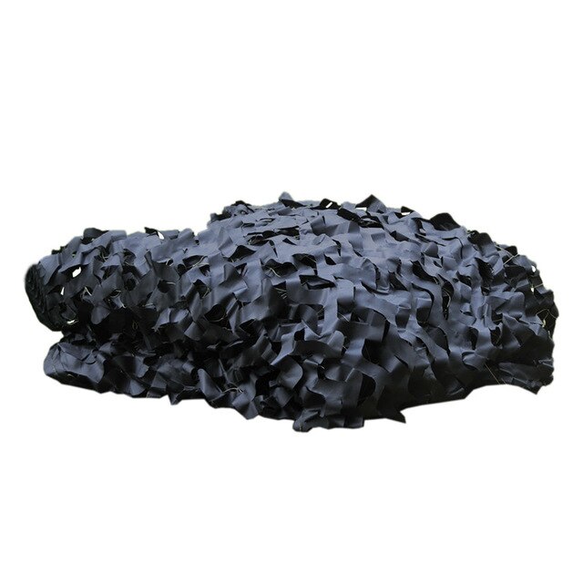 LOOGU 1.5M*2M Military Camouflage Net 150D Polyester Oxford Sun Shelter Car-Covers Tents Camouflage Netting for Camping Hunting