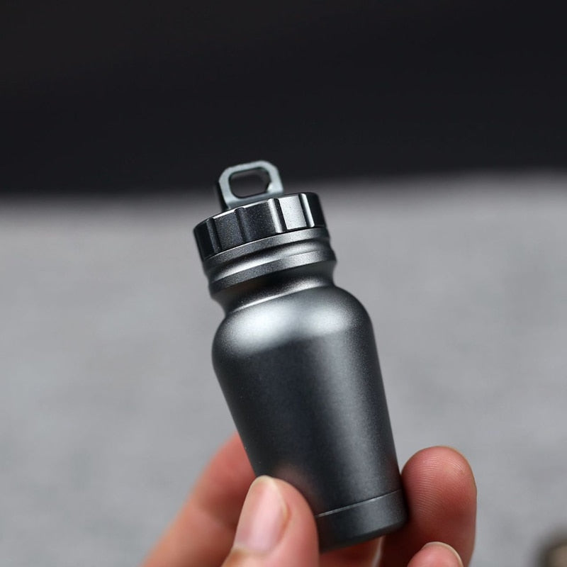 Aluminum Waterproof Canister Medicine Seal Capsule Bottle