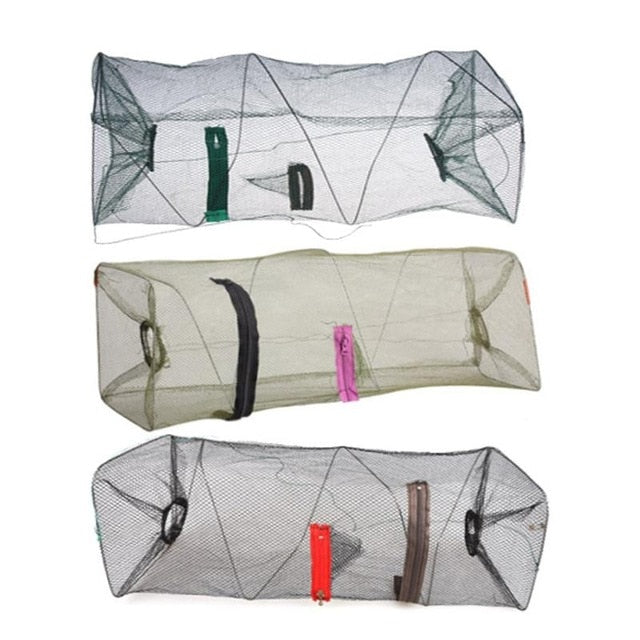 Folded Fishing Net Automatic Fishing Trap