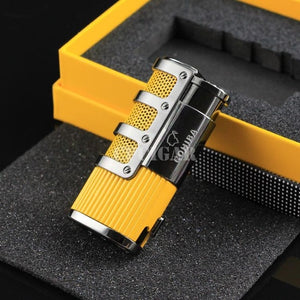 COHIBA Cigar Gas Lighter 3 Torch Jet Flame Windproof