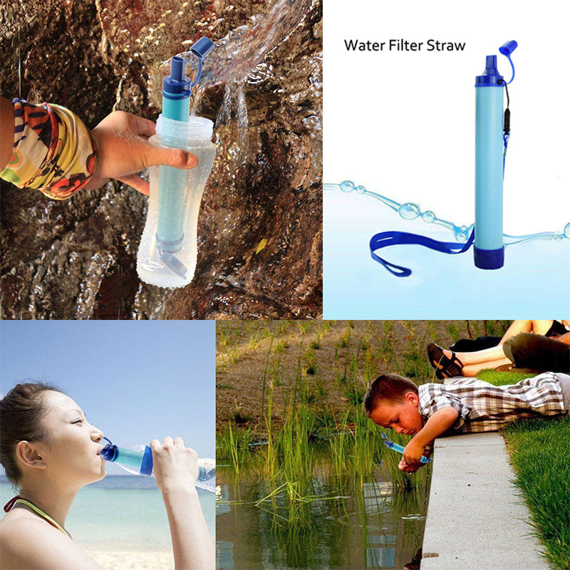 NEW Outdoor Water Purifier Emergency Life Survival Portable