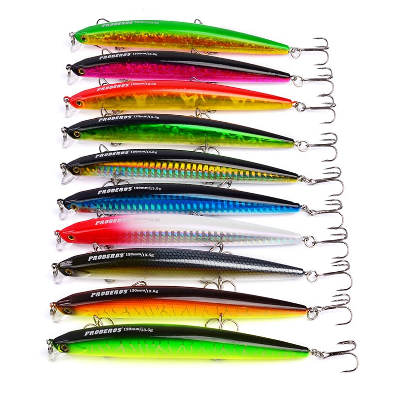 Floating Minnow Fishing Lures Hard Bait 12.5cm 13.5g