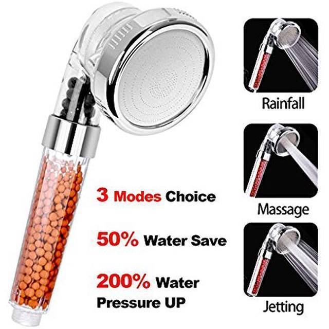 Shower Head Ionic High-Pressure Filtration With 3 Modes