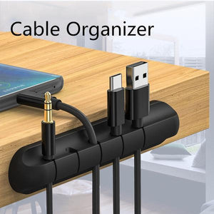 Cable Organizer Silicone USB Cable Winder Tidy Protector